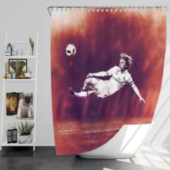 Luka Modric Classic Football Player Shower Curtain