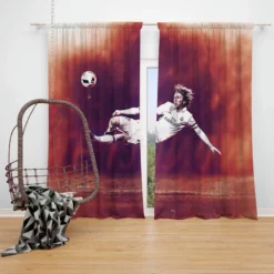 Luka Modric Classic Football Player Window Curtain