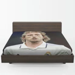 Luka Modric Competitive Real Madrid Player Fitted Sheet 1