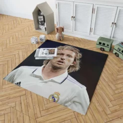 Luka Modric Competitive Real Madrid Player Rug 1