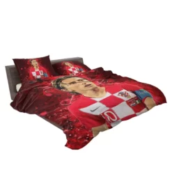 Luka Modric  Croatia Sportive Soccer Player Bedding Set 2