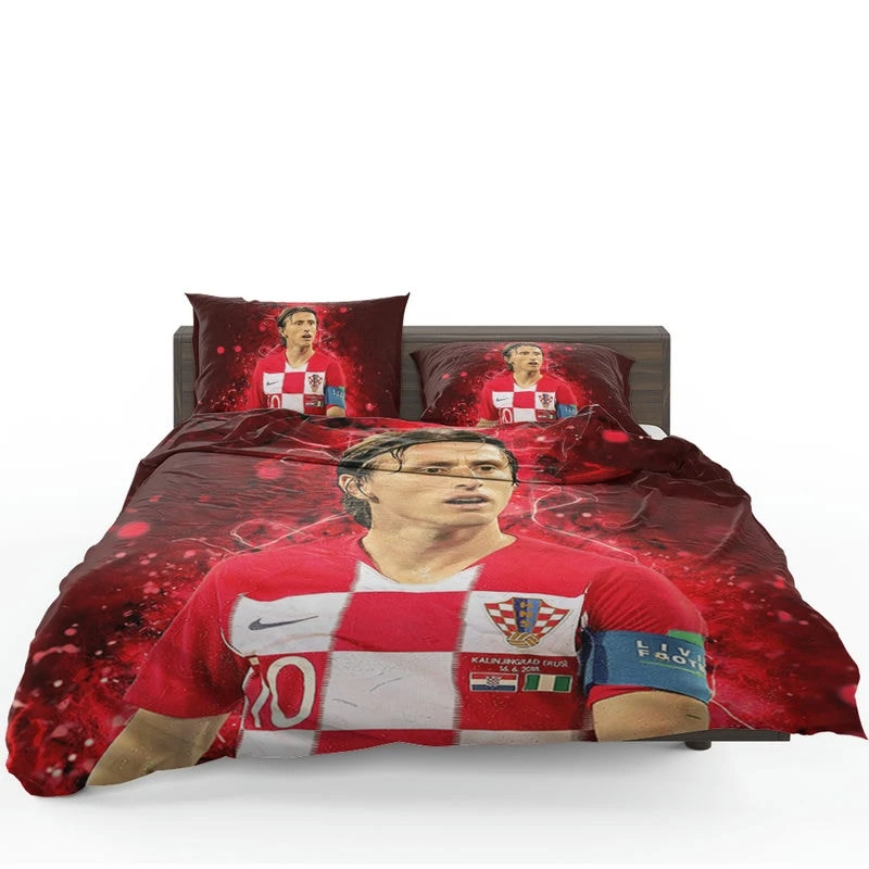 Luka Modric  Croatia Sportive Soccer Player Bedding Set