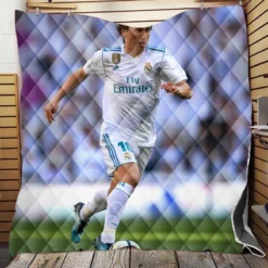 Luka Modric Exciting Croatian Football Player Quilt Blanket