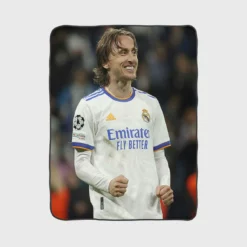 Luka Modric Official Croatian Player Fleece Blanket 1