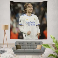 Luka Modric Official Croatian Player Tapestry