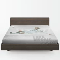 Luka Modric Popular Soccer Player Fitted Sheet 1