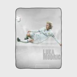 Luka Modric Popular Soccer Player Fleece Blanket 1