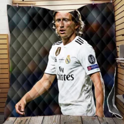 Luka Modric Powerful Football Player Quilt Blanket