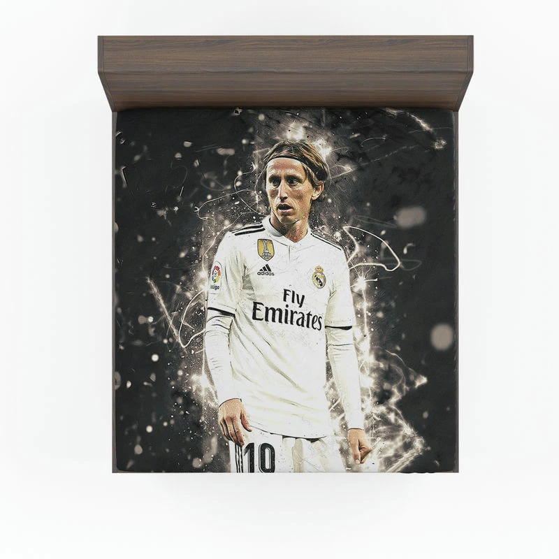 Luka Modric  Real Madrid Football Player Fitted Sheet