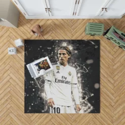 Luka Modric  Real Madrid Football Player Rug