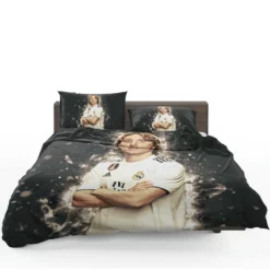 Luka Modric  Real Madrid Soccer Player Bedding Set