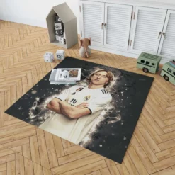 Luka Modric  Real Madrid Soccer Player Rug 1