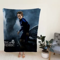 Luka Modric Top Ranked Football Player Fleece Blanket