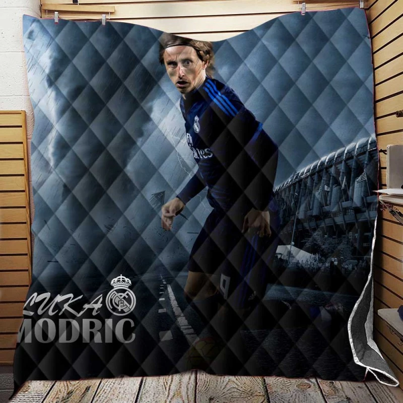 Luka Modric Top Ranked Football Player Quilt Blanket