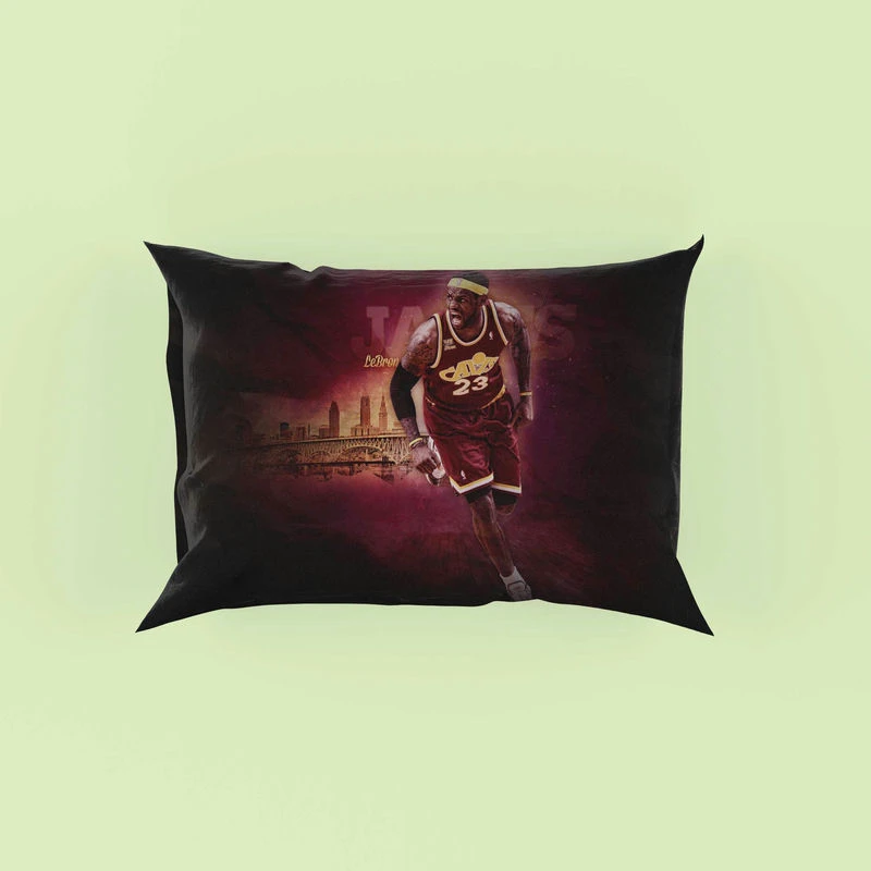 LeBron James Top Ranked NBA Basketball Player Pillow Case