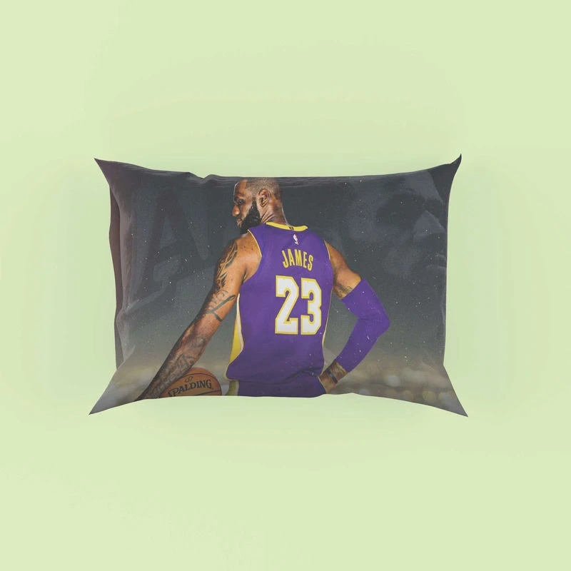 LeBron James  LA Lakers NBA Basketball Player Pillow Case