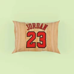 Powerful NBA Basketball Player Michael Jordan 23 Pillow Case