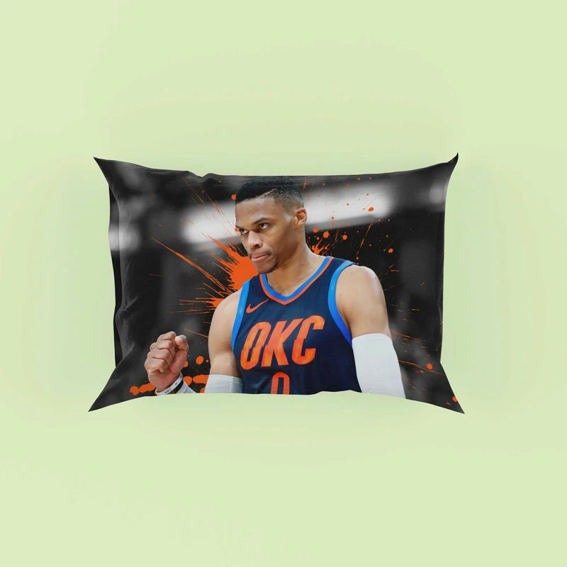 Russell Westbrook focused NBA Pillow Case
