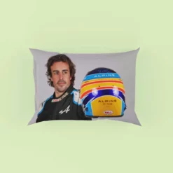 Fernando Alonso Exciting Spanish Formula 1 Player Pillow Case