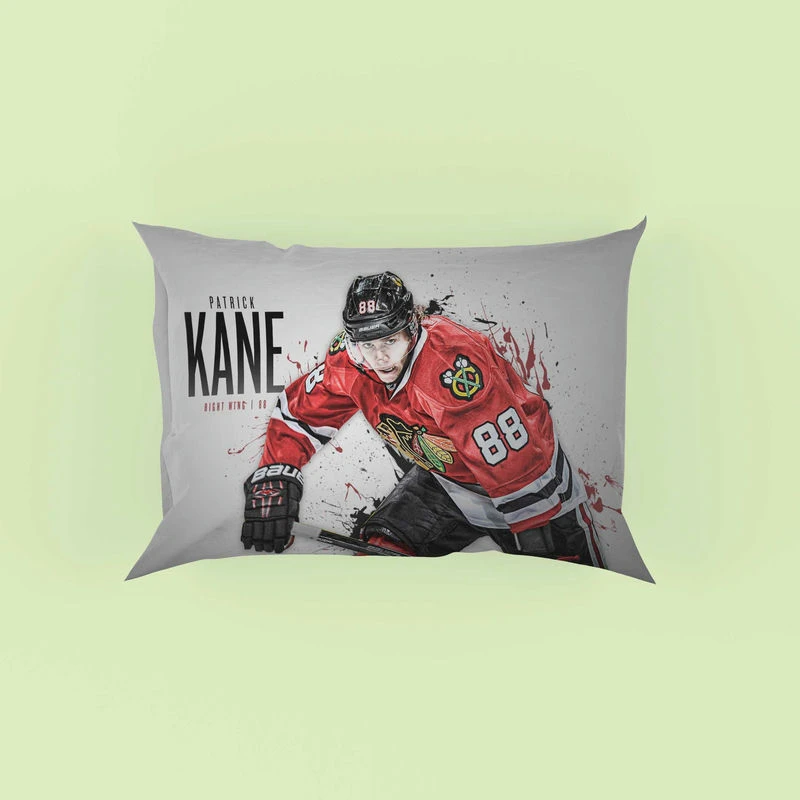 Energetic NHL Hockey Player Patrick Kane Pillow Case