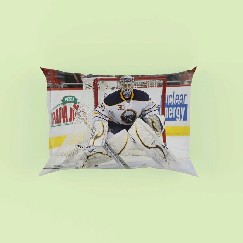 Popular Hockey Player Ryan Miller Pillow Case