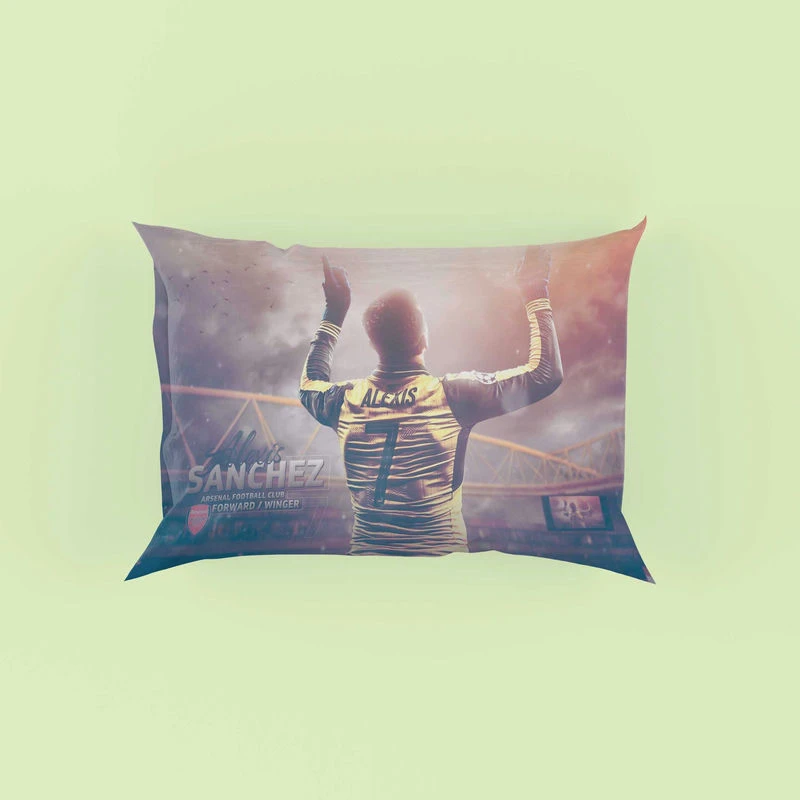 Alexis Sanchez Professional Football Player Pillow Case