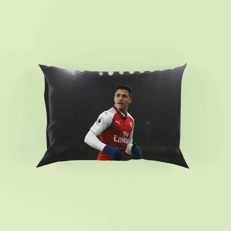 Alexis Sanchez Greatest Chilean Football Player Pillow Case