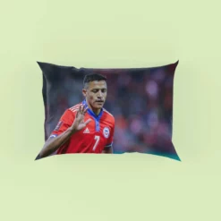 Alexis Sanchez Best Chile Forward Football Player Pillow Case