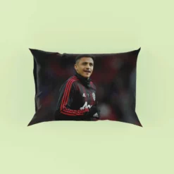 Alexis Sanchez Exellent Manchester United Football Player Pillow Case