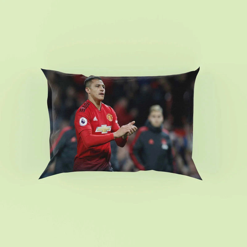 Alexis Sanchez Strong Chile Football Player Pillow Case