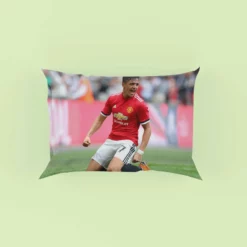 Alexis Sanchez Powerful Forward Football Player Pillow Case