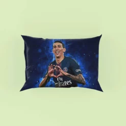 Angel Di Maria Top Ranked Argentina Soccer Player PSG Pillow Case