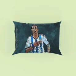 Angel Di Maria Ethical Argentina Foottball Player Pillow Case