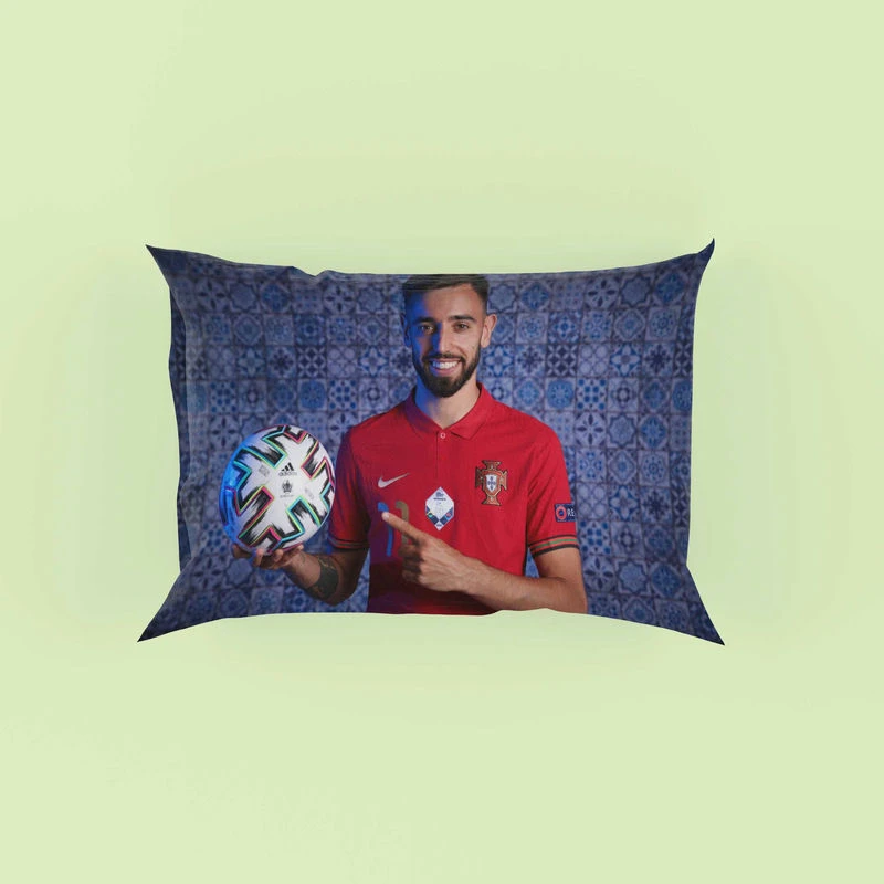 Bruno Fernandes Portuguese Football Player Pillow Case