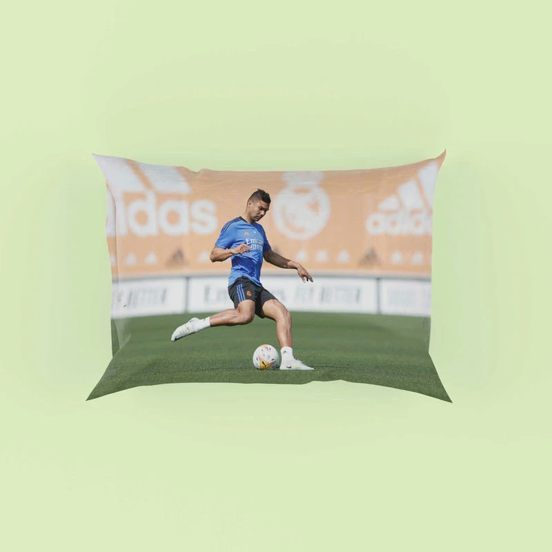 Casemiro Energetic Football Player Pillow Case