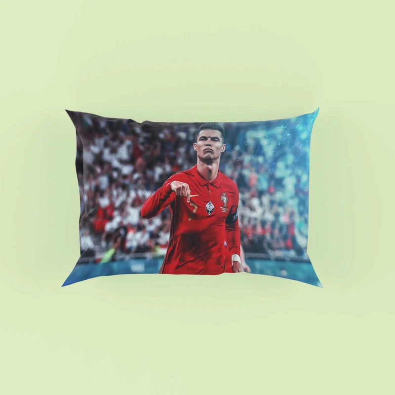 Ultimate Forward Football Player Cristiano Ronaldo Pillow Case