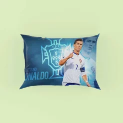 Cristiano Ronaldo Five Times Ballon d Or Awarded Player Pillow Case