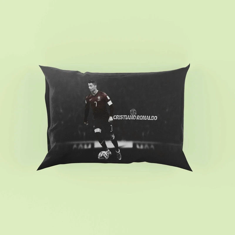 Cristiano Ronaldo Portugal Forward Football Player Pillow Case