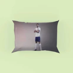 Cristiano Ronaldo in Portugal White Jursey Pillow Case