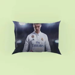 Cristiano Ronaldo in FIFA 18 Video Game Pillow Case