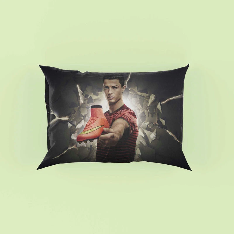 Cristiano Ronaldo sportive Football Player Pillow Case