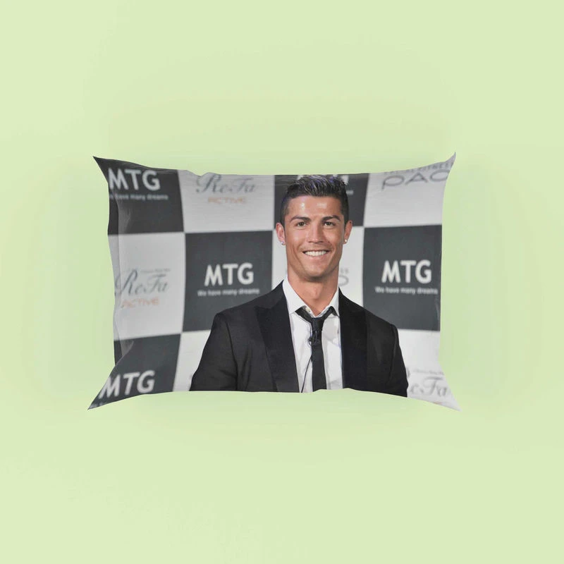 Cristiano Ronaldo spright Football Player Pillow Case