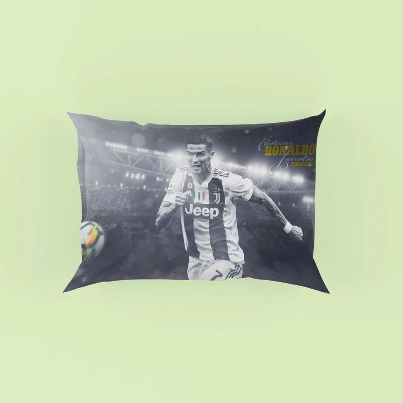 Cristiano Ronaldo Juventus Football Player Pillow Case