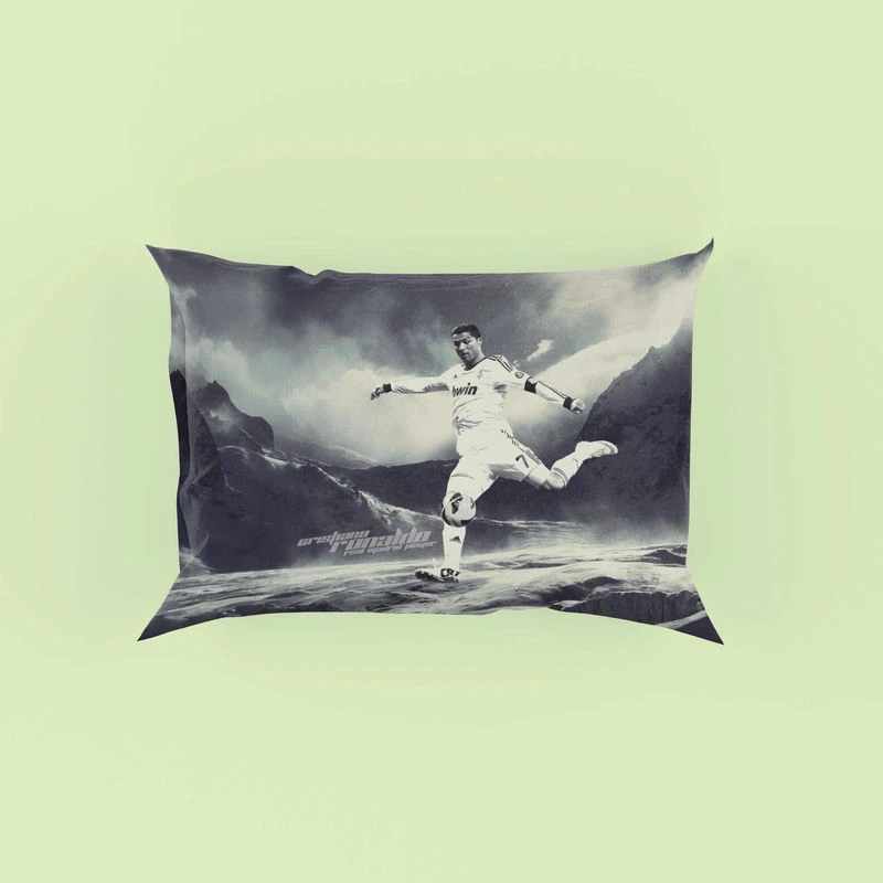 Cristiano Ronaldo Enthusiastic Soccer sports Player Pillow Case