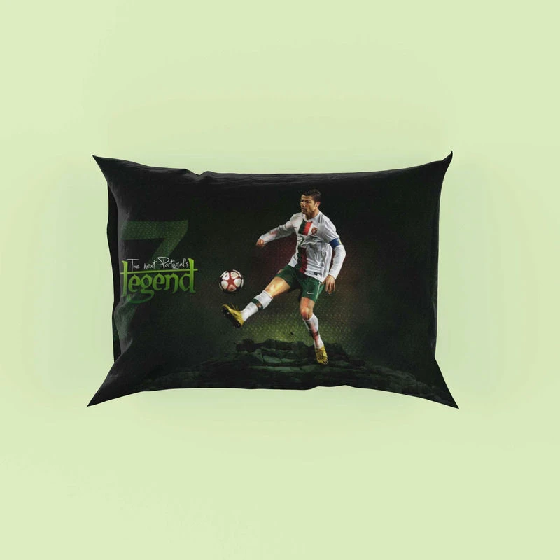 Portugal Soccer Player Cr7 Cristiano Ronaldo Pillow Case