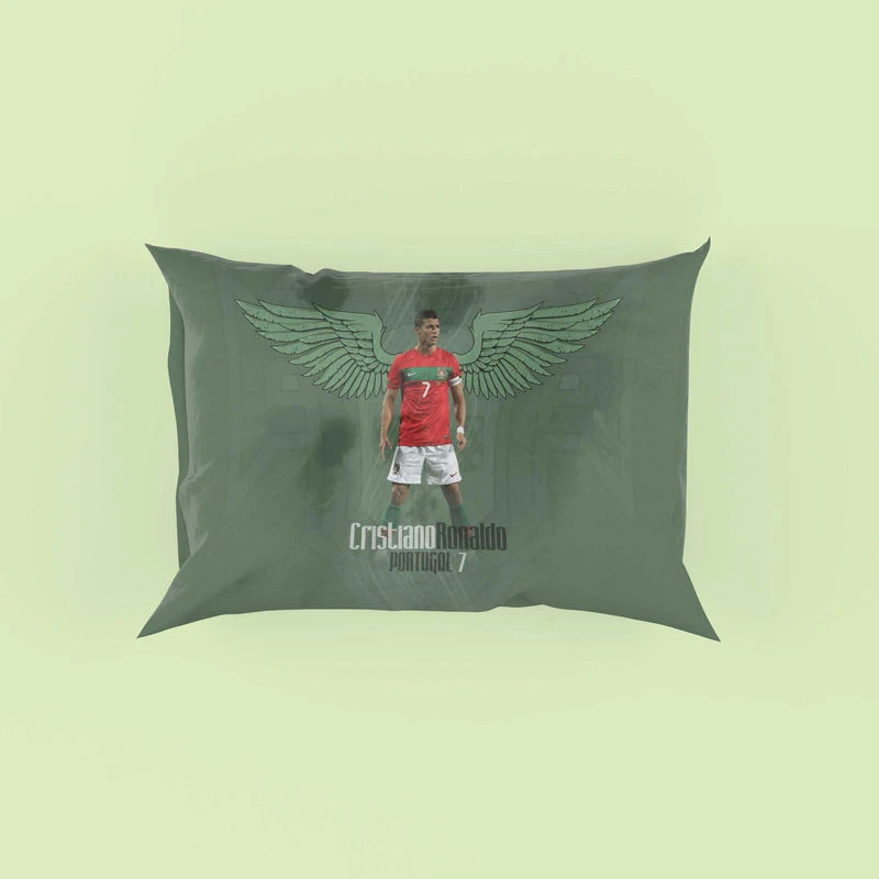 World Cup Portugal Player Cristiano Ronaldo Pillow Case