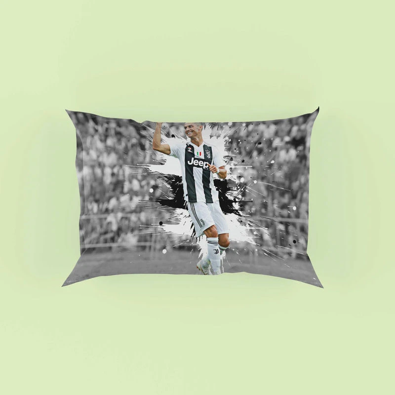 Portuguese Soccer Player Cristiano Ronaldo Pillow Case