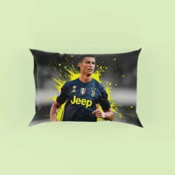 Juve Coppa Italia Sports Player Cristiano Ronaldo Pillow Case