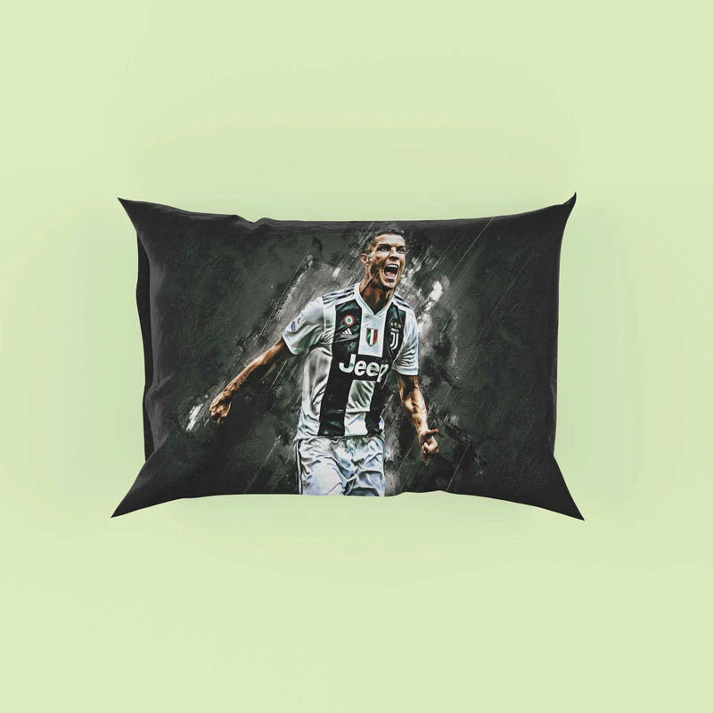 UEFA Champions Leagues Cristiano Ronaldo Pillow Case