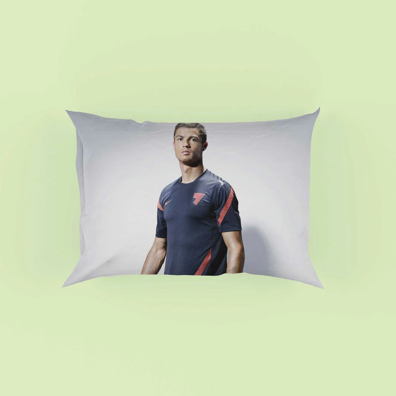 Cristiano Ronaldo Motivational Football Player Pillow Case